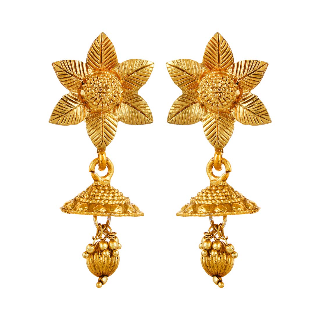 YouBella Stylish Traditional Jewellery Gold Plated Jewellery Set for Women (YBNK_5552)
