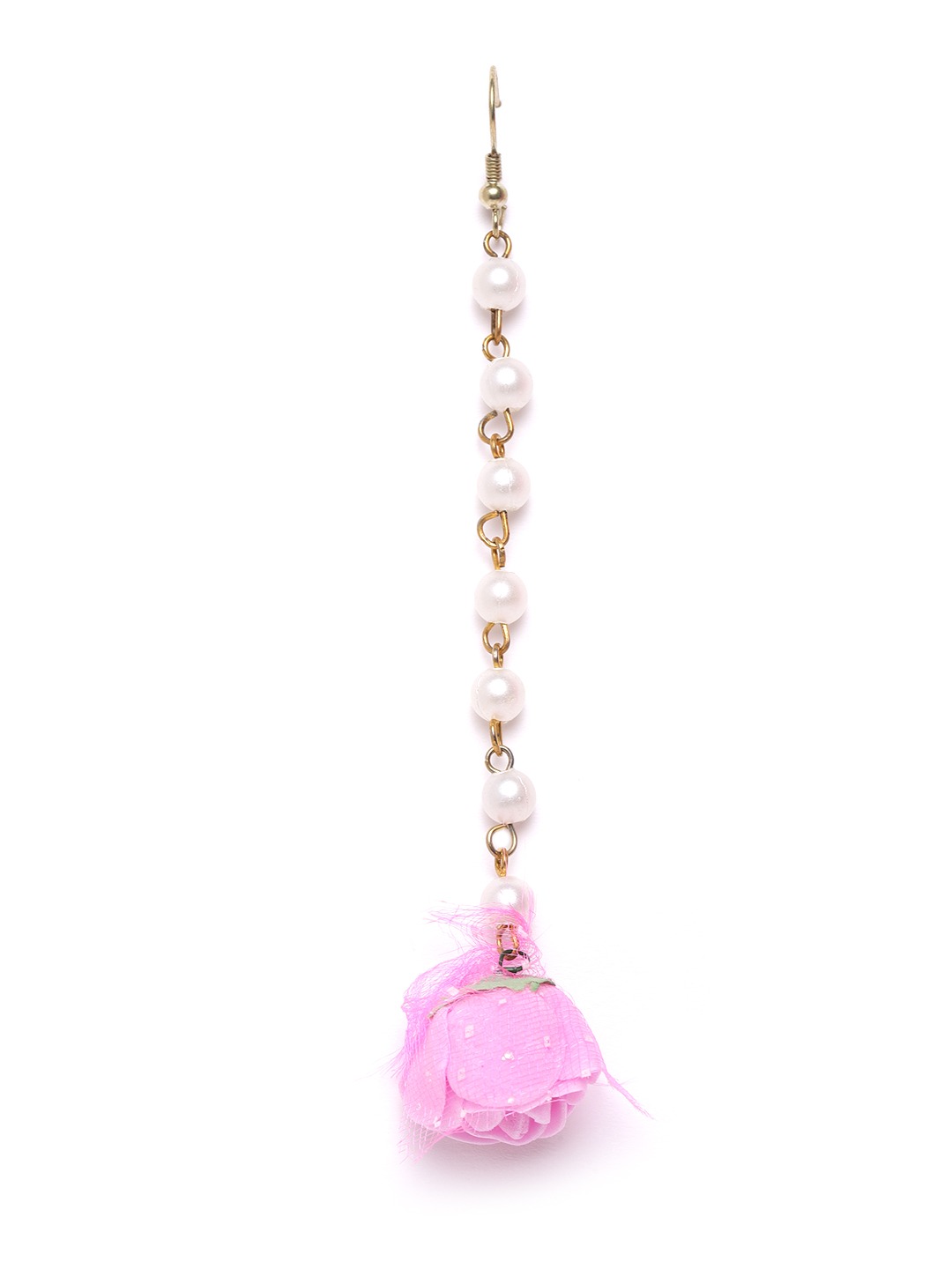 YouBella Latest Design Stylish Party Wear Traditional Floral Jewellery For Haldi/mehendi  Jewellery Set for Women (Pink) (YBNK_5555)