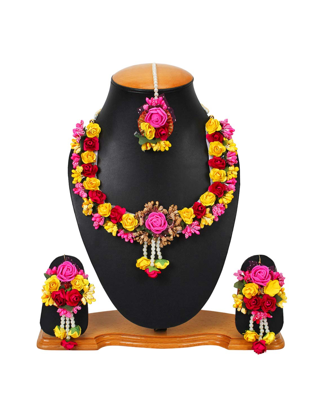 YouBella Stylish Traditional Party Wear Jewellery  Jewellery Set for Women (Multi-colour) (YBNK_5579)