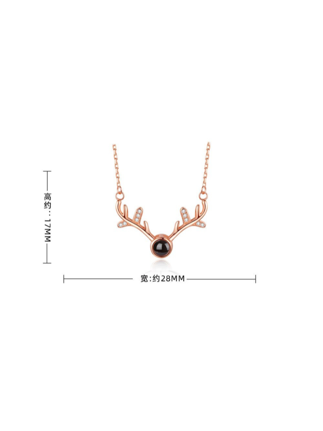 YouBella Jewellery Stylish 18k Rose Gold Plated I Love You in 100 Languages Necklace Jewellery for Women and Girls