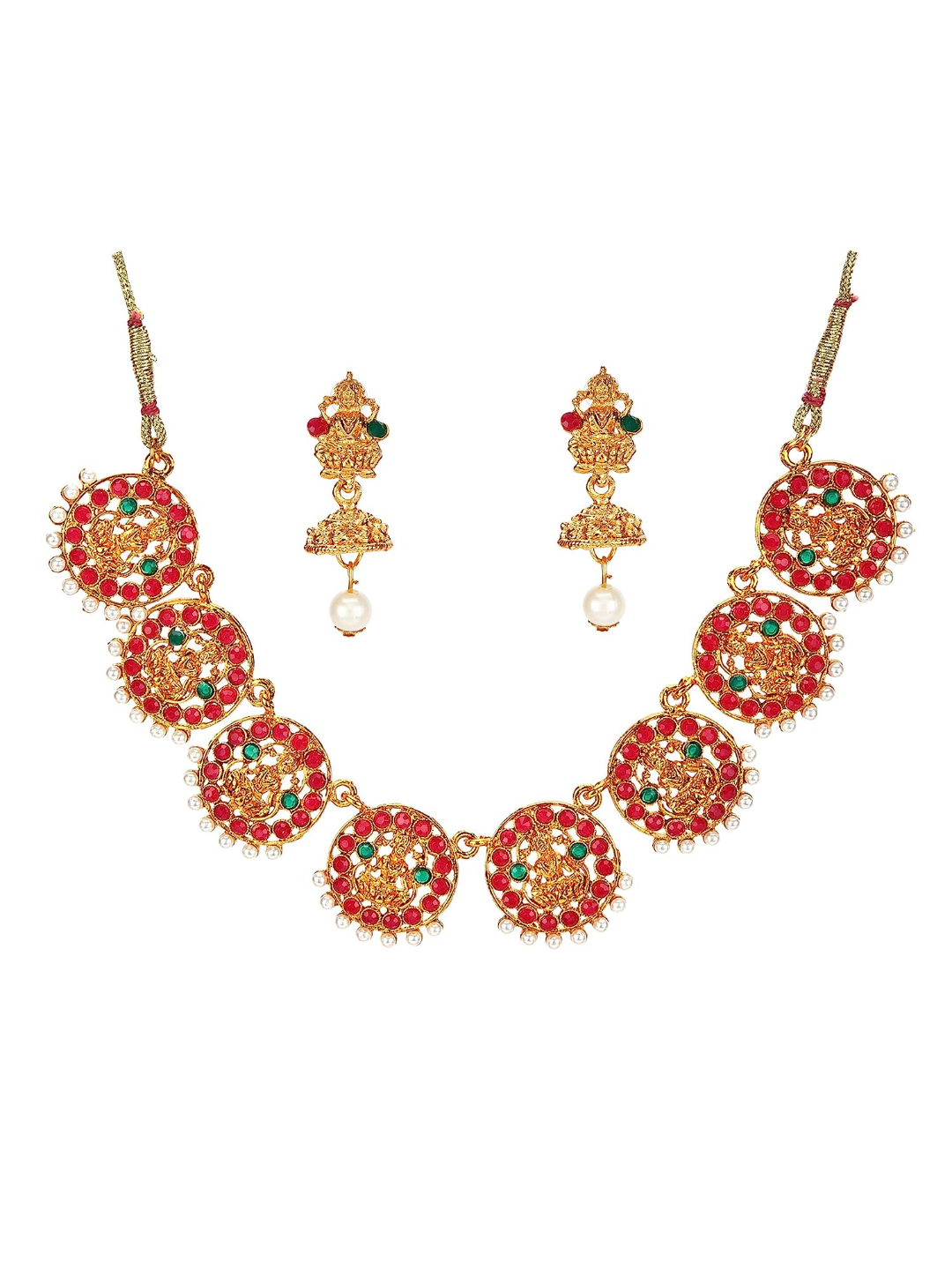 YouBella Jewellery Sets for Women Latest Design Necklace Jewellery set with Earrings For Girls/Women