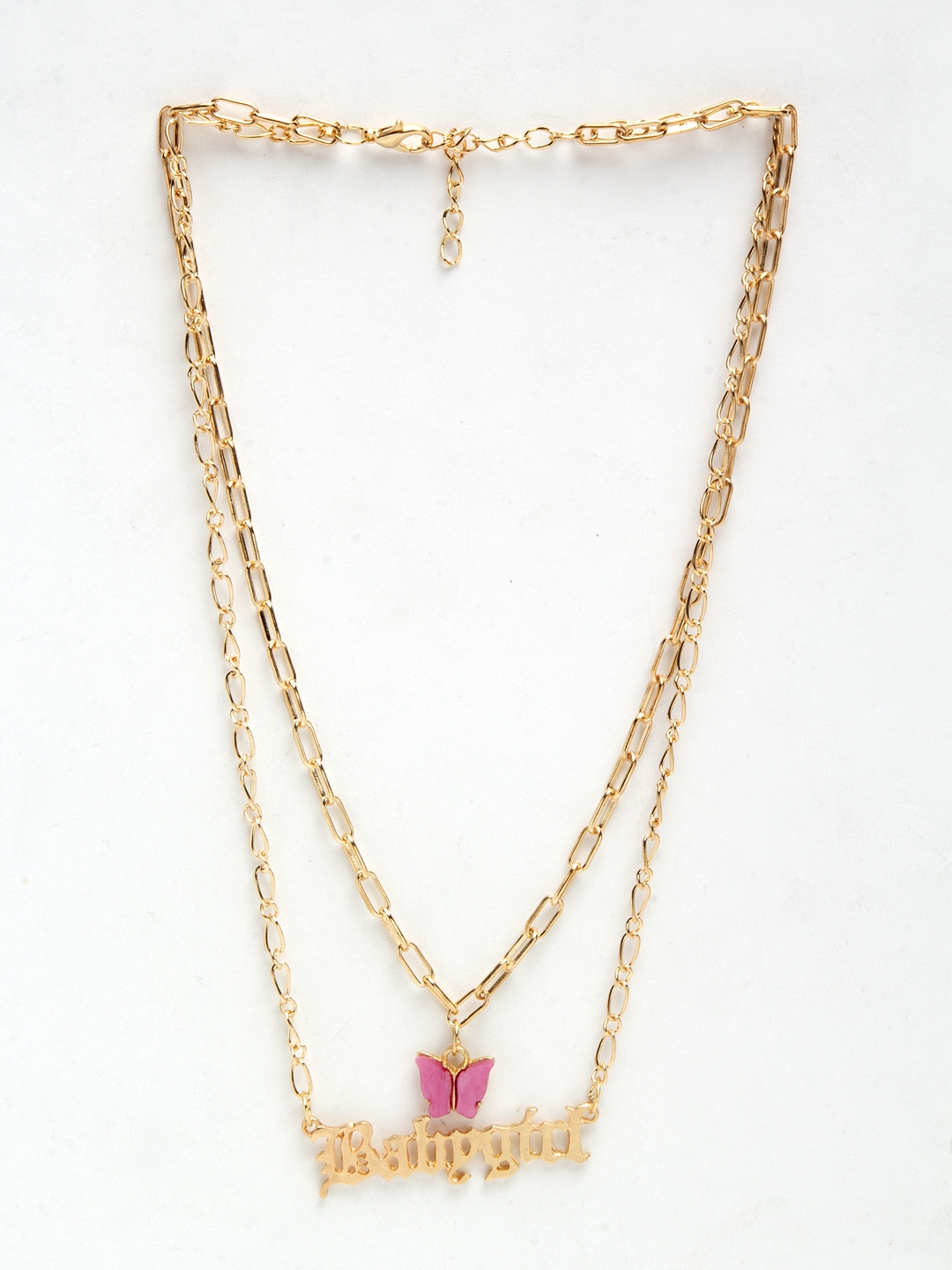 YouBella Stylish Jewellery Layered Gold Plated Multi Strand Necklace for Women (YBNK_5800, Golden)