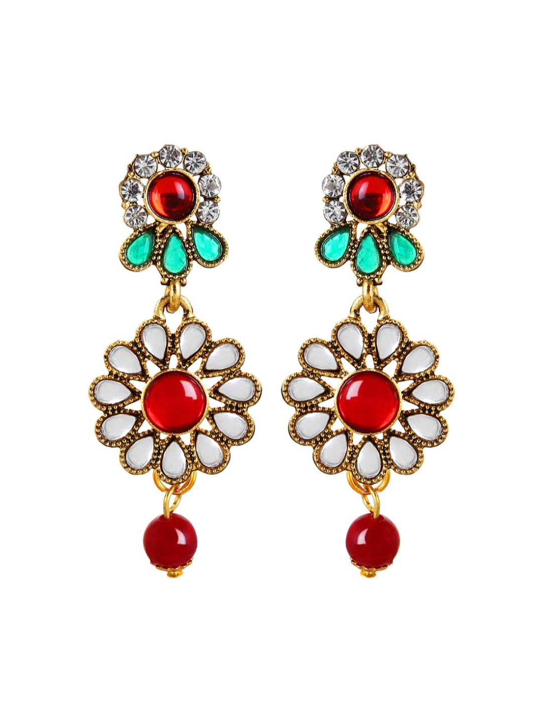 YouBella Jewellery for Women Stylish Pendant Necklace for Women & Girls (Multi-Color) (YBNK_5806)���