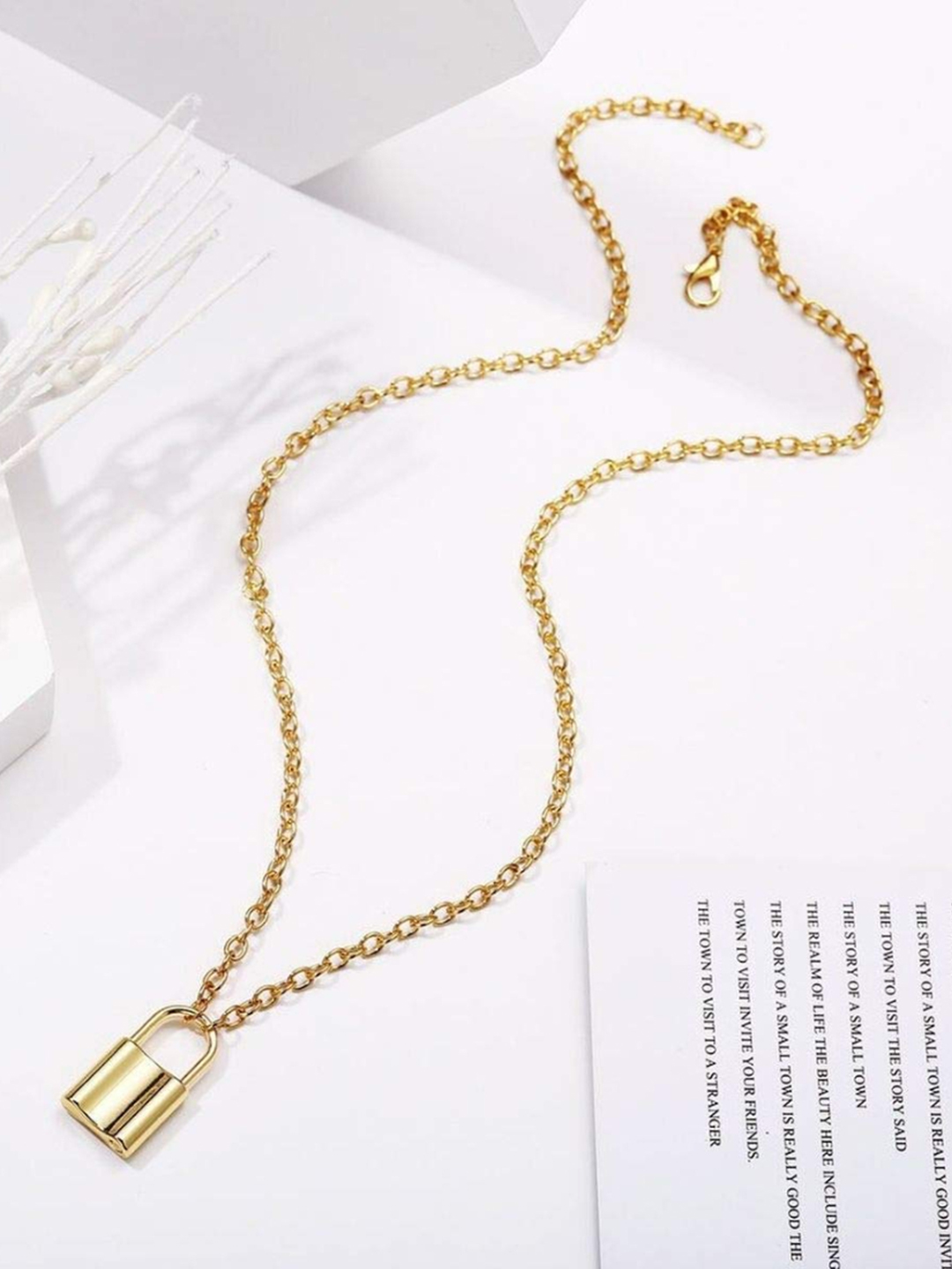 YouBella Jewellery for Women Stylish Pendant Necklace for Women & Girls (Gold) (YBNK_5807)