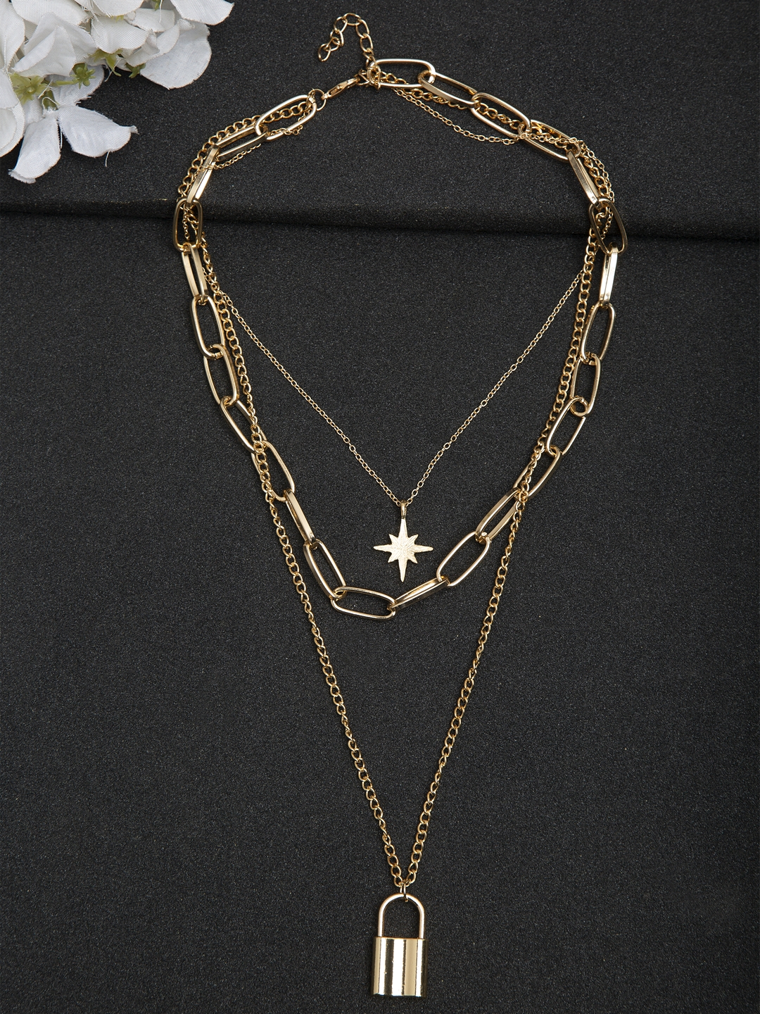 YouBella Jewellery for Women Stylish Pendant Necklace for Women & Girls (Gold) (YBNK_5808)