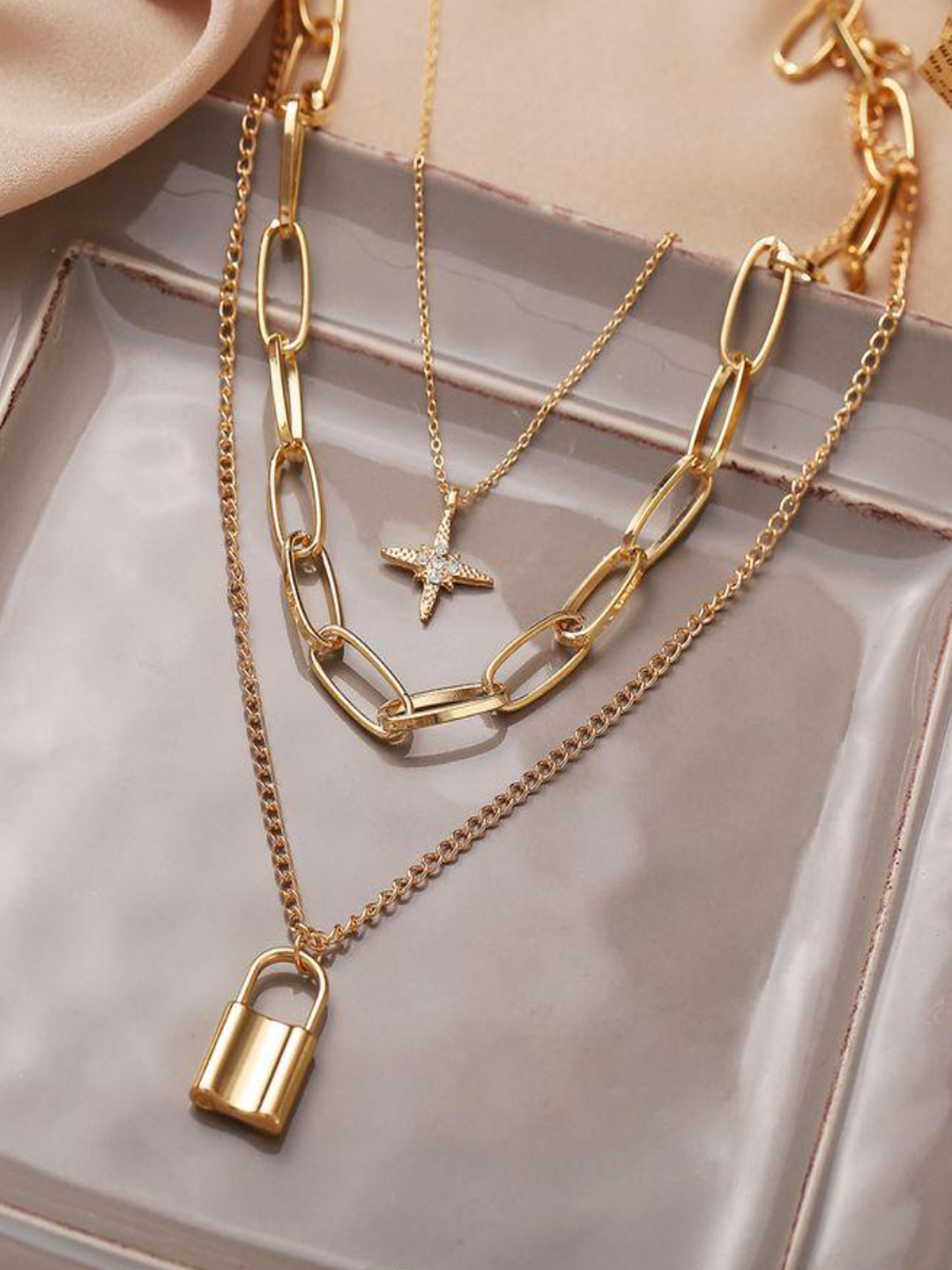 YouBella Jewellery for Women Stylish Pendant Necklace for Women & Girls (Gold) (YBNK_5808)