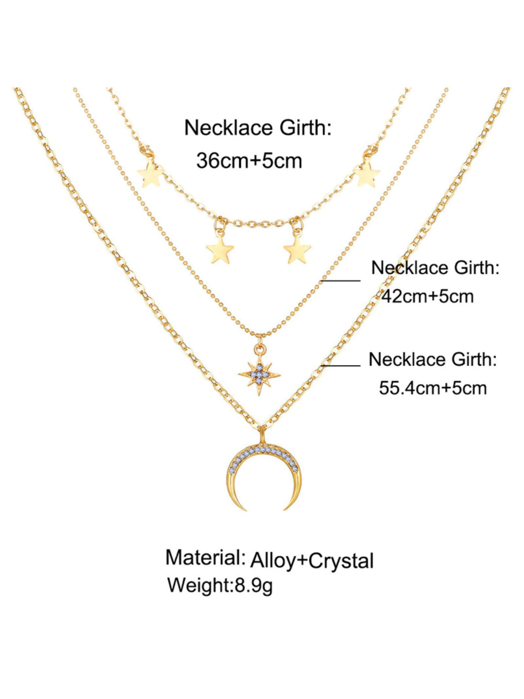 YouBella Jewellery for Women Stylish Pendant Necklace for Women & Girls (Gold) (YBNK_5809)