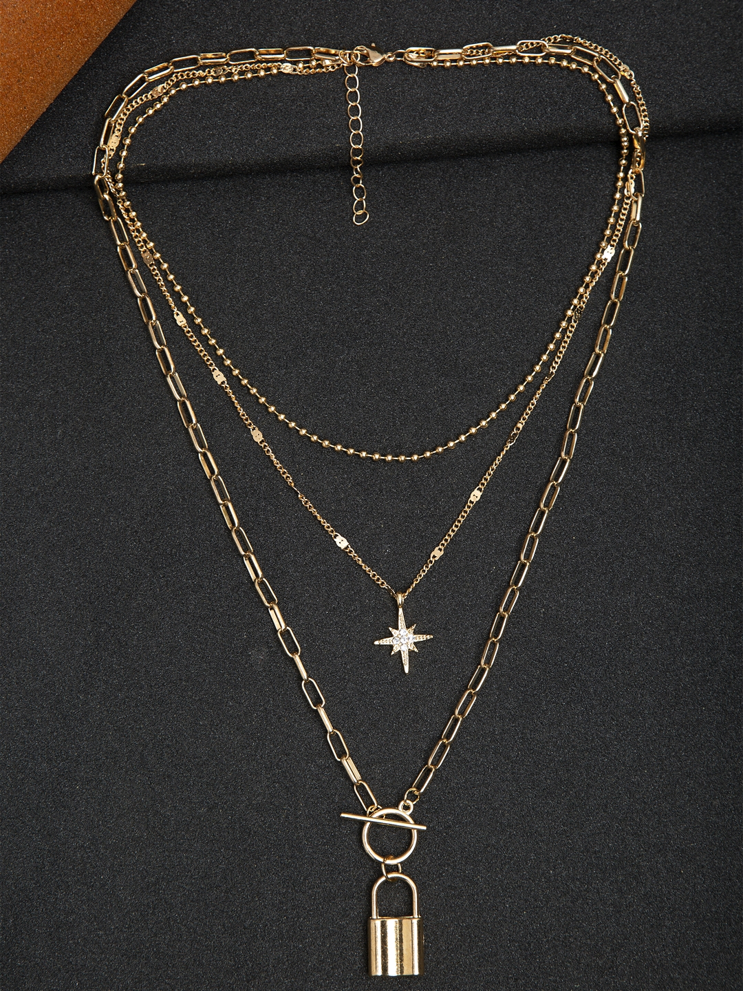 YouBella Jewellery for Women Stylish Pendant Necklace for Women & Girls (Gold) (YBNK_5811)