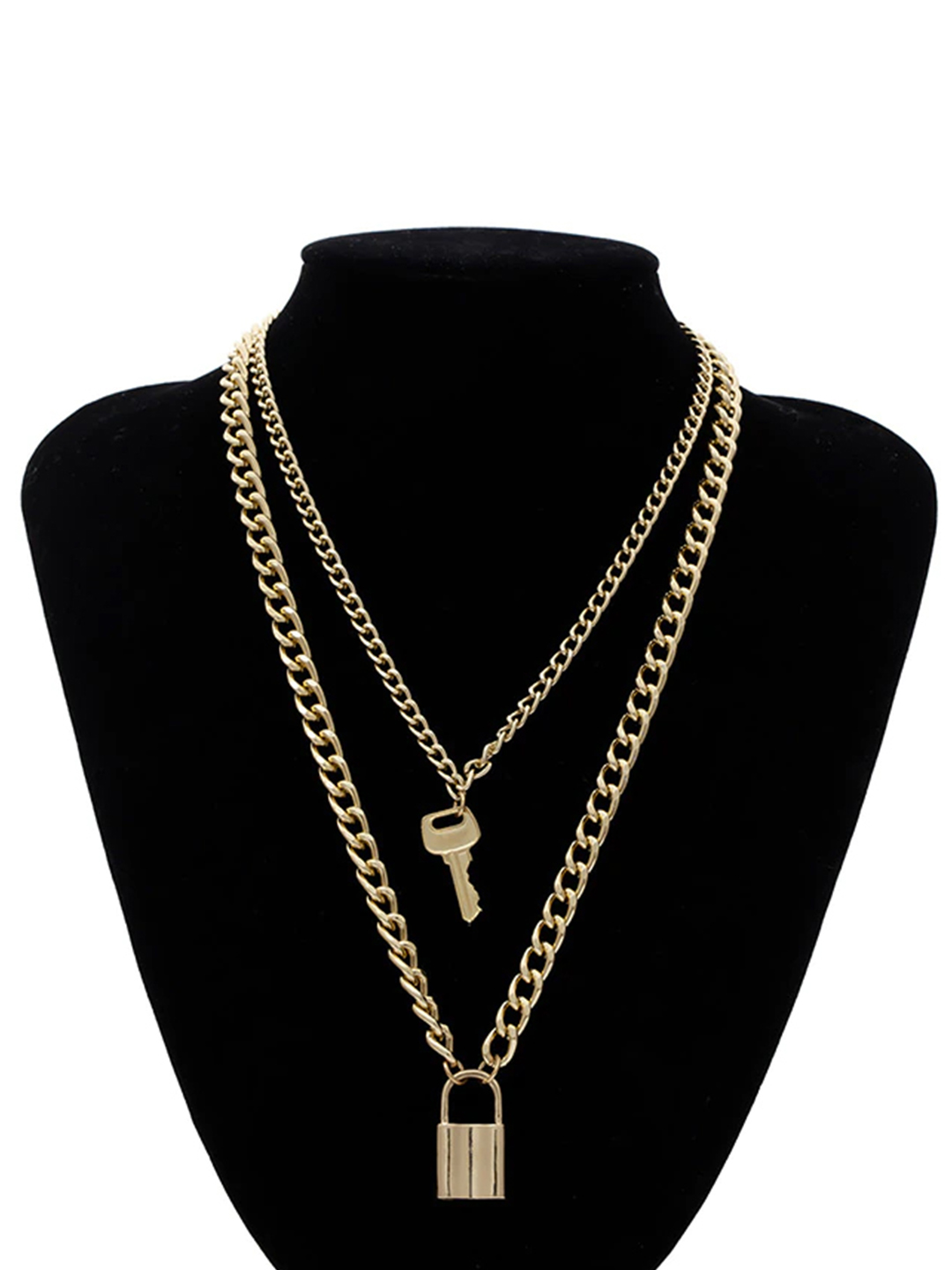 YouBella Jewellery for Women Stylish Pendant Necklace for Women & Girls (Gold) (YBNK_5812)