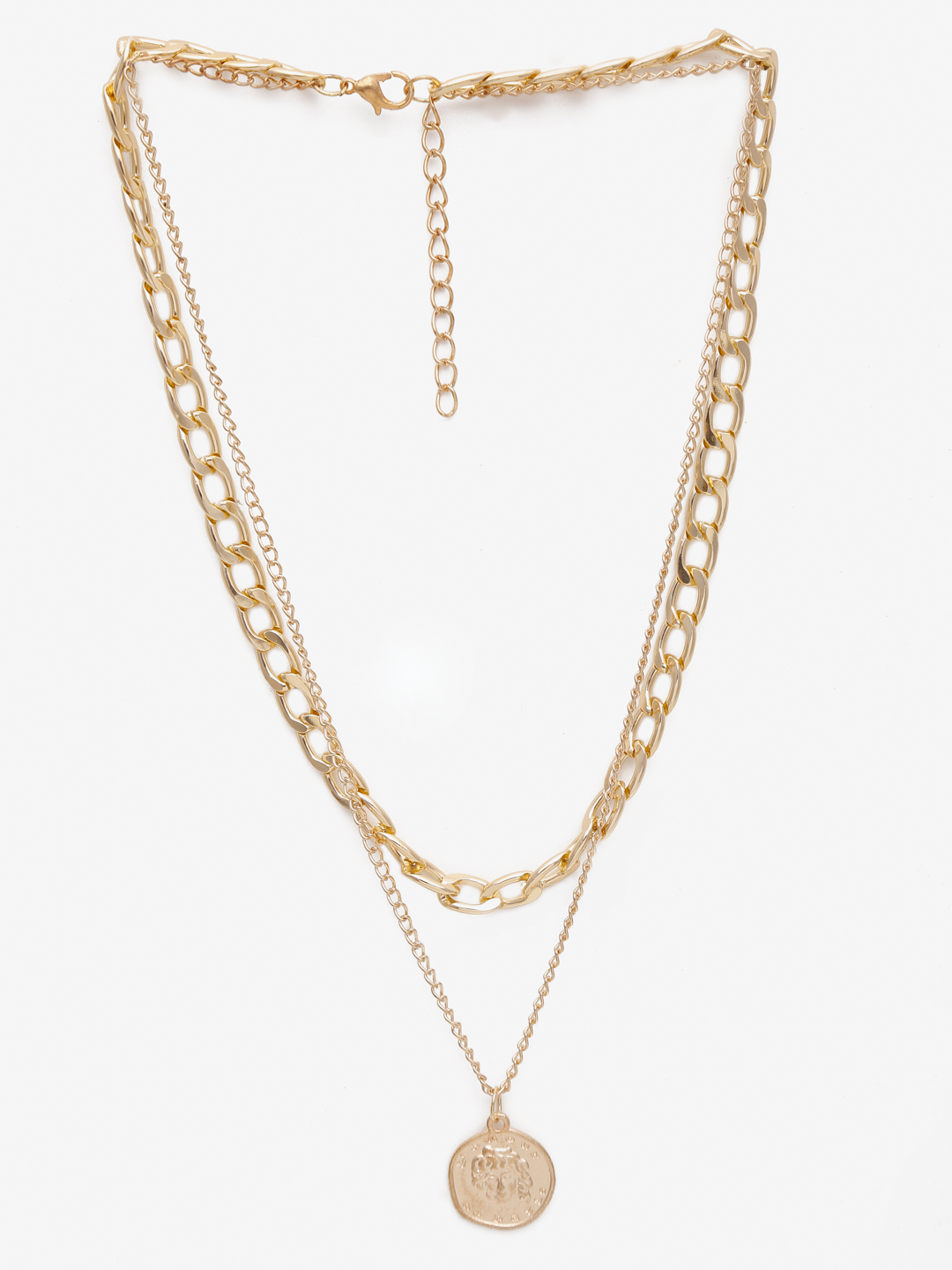 YouBella Jewellery for Women Stylish Pendant Necklace for Women & Girls (Gold) (YBNK_5819)