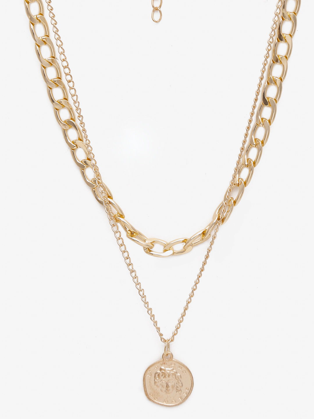 YouBella Jewellery for Women Stylish Pendant Necklace for Women & Girls (Gold) (YBNK_5819)