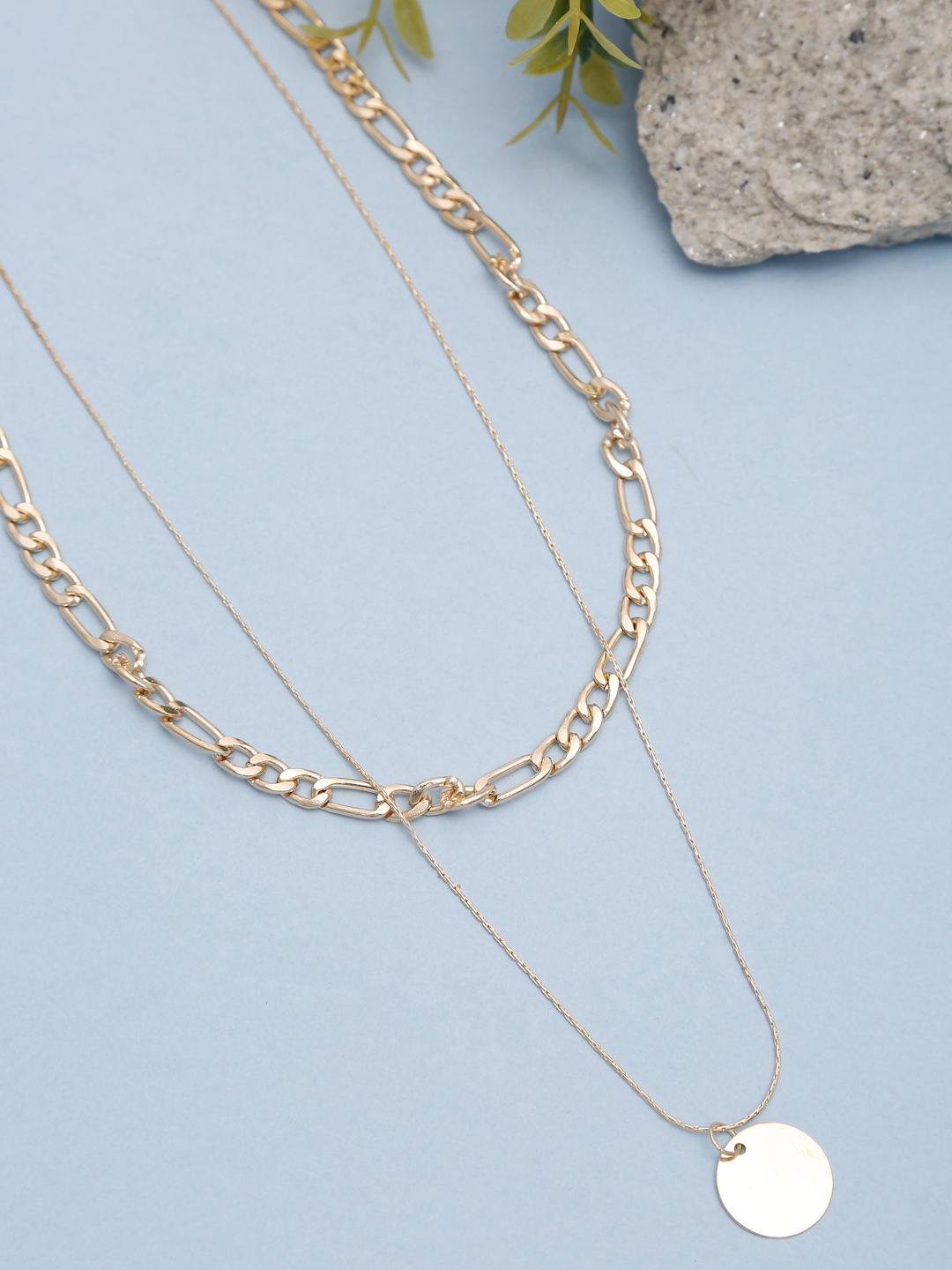YouBella Jewellery for Women Stylish Pendant Necklace for Women & Girls (Gold) (YBNK_5825)