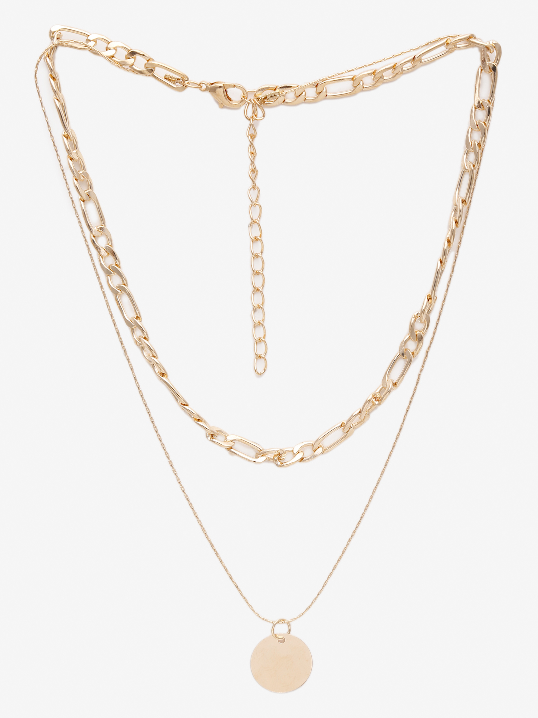 YouBella Jewellery for Women Stylish Pendant Necklace for Women & Girls (Gold) (YBNK_5825)