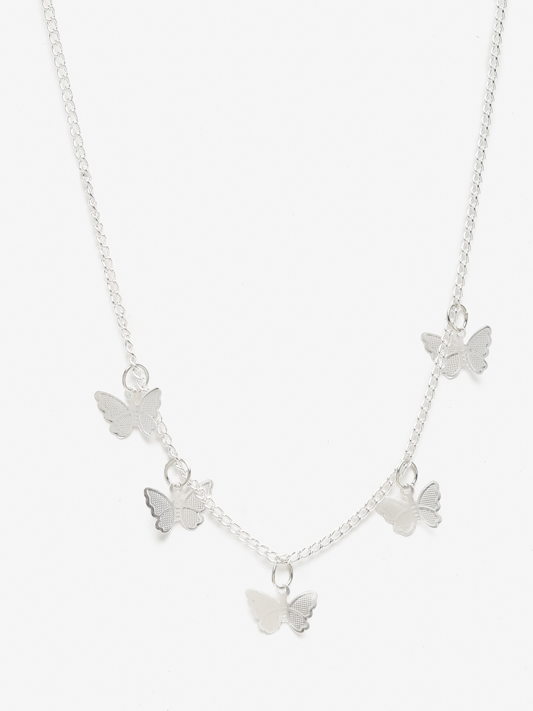 YouBella Jewellery for Women Pendant Necklace for Women & Girls (Silver)