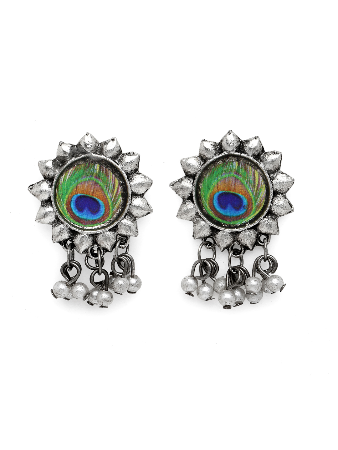 YouBella Jewellery for Women Aghani Tribal Oxidised Necklace Jewellery Set with Earrings for Women & Girls (Style 3)