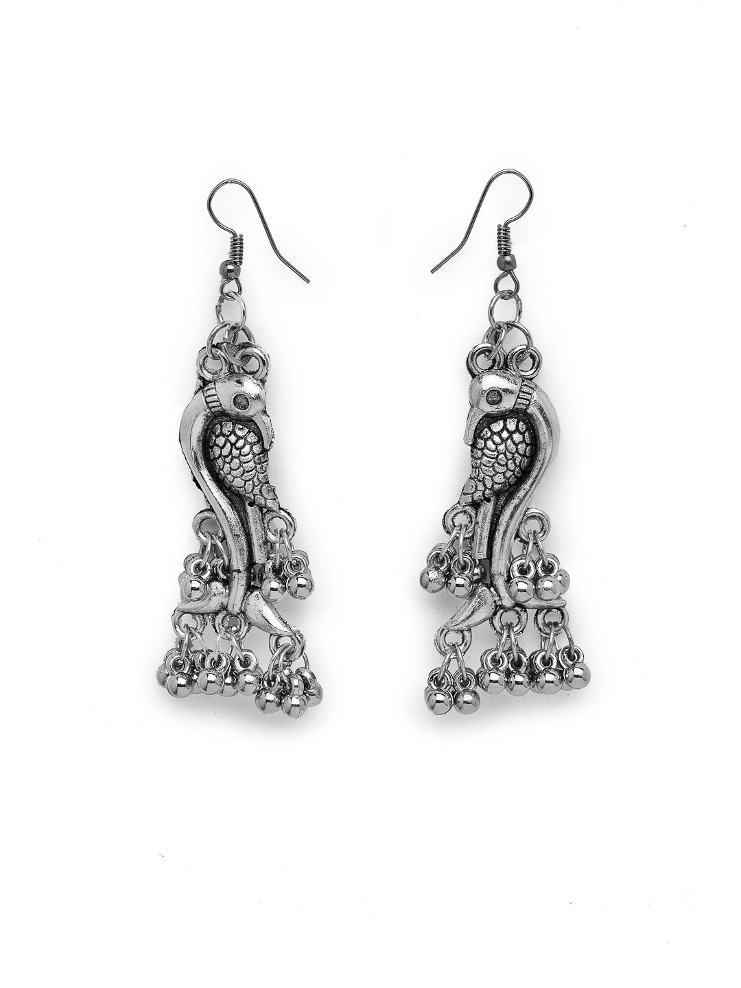 YouBella Jewellery for Women Aghani Tribal Oxidised Necklace Jewellery Set with Earrings for Women & Girls (Style 2)