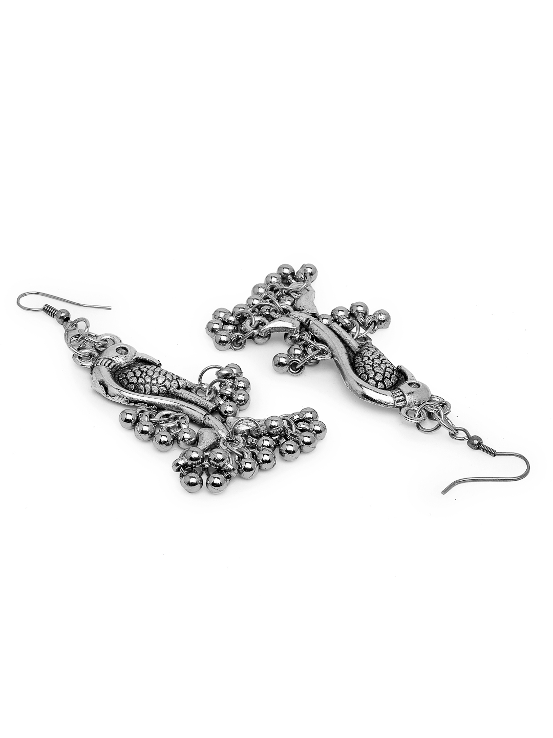 YouBella Jewellery for Women Aghani Tribal Oxidised Necklace Jewellery Set with Earrings for Women & Girls (Style 2)