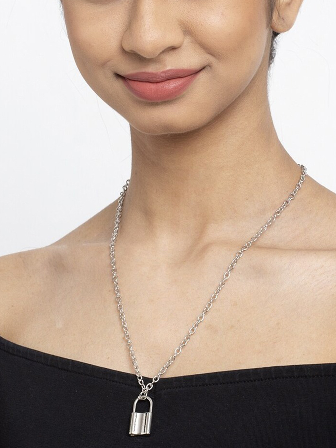 YouBella Gold & Silver-Toned Gold-Plated Chain