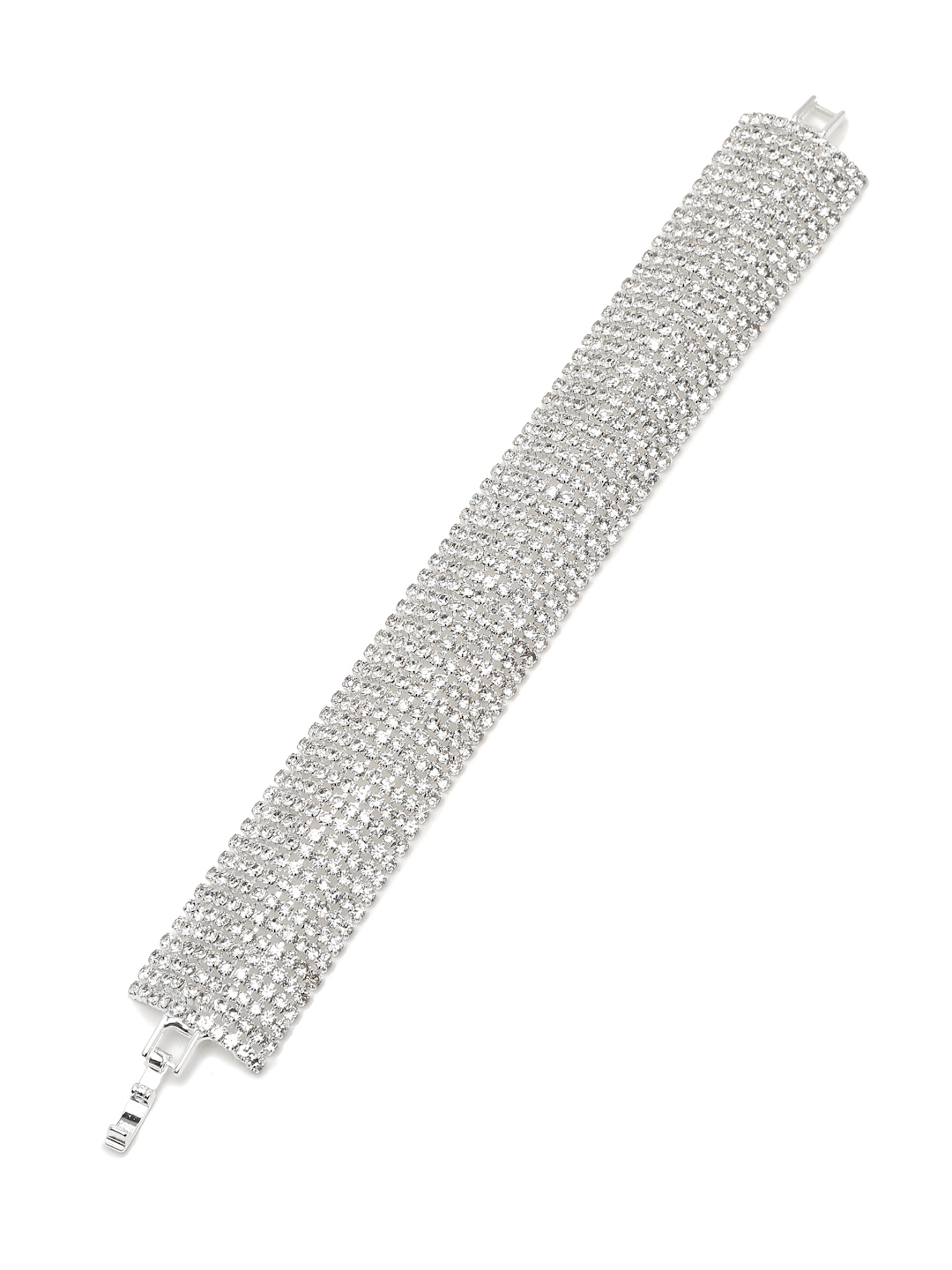 YouBella Jewellery Stylish Crystal Combo of Necklace and Bracelet Jewellery for Women and Girls