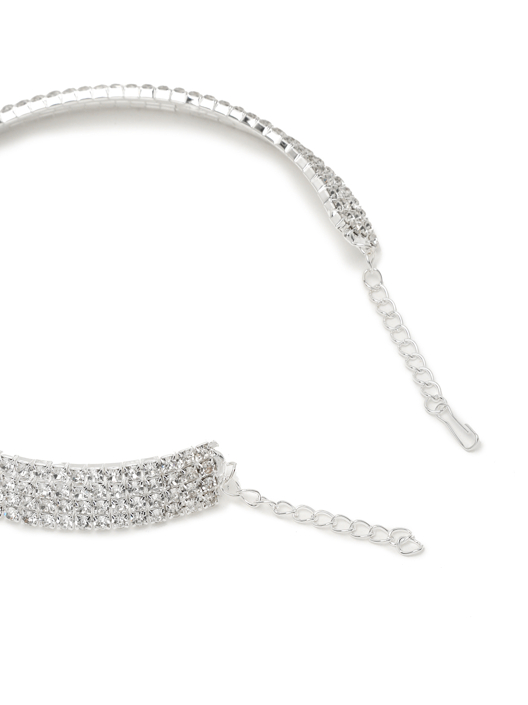 YouBella Jewellery Stylish Crystal Combo of Necklace and Bracelet Jewellery for Women and Girls