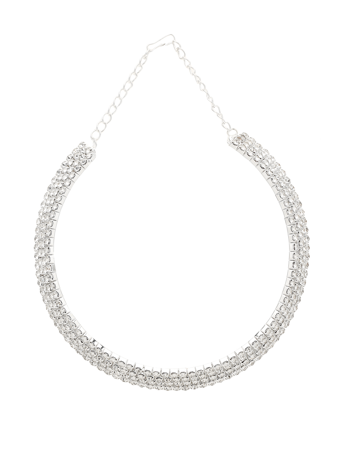 YouBella Jewellery Stylish Crystal Combo of Necklace and Bracelet Jewellery for Women and Girls