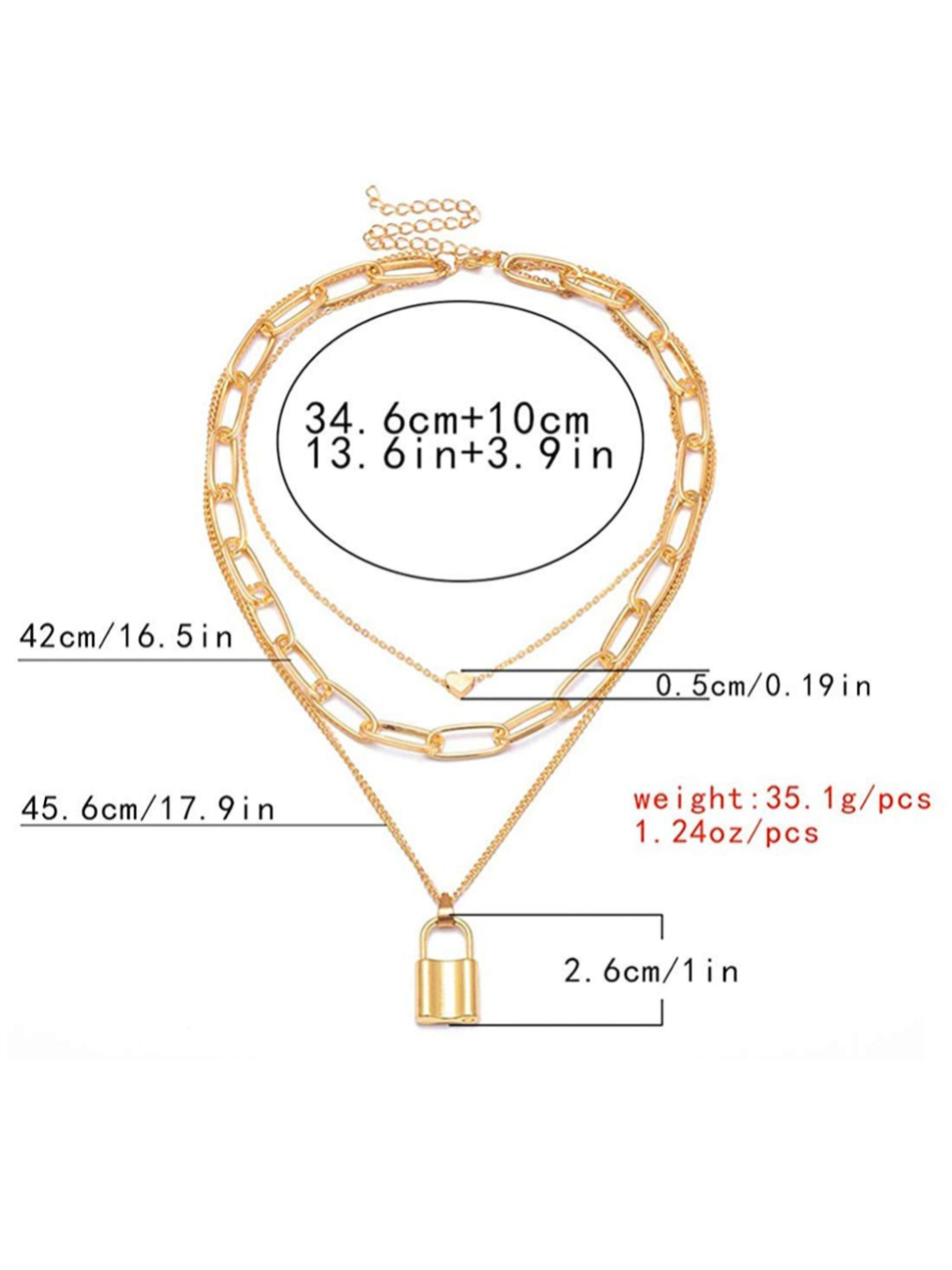 YouBella Jewellery Stylish Combo of Two Necklace Chains for Women and Girls (Style 2)