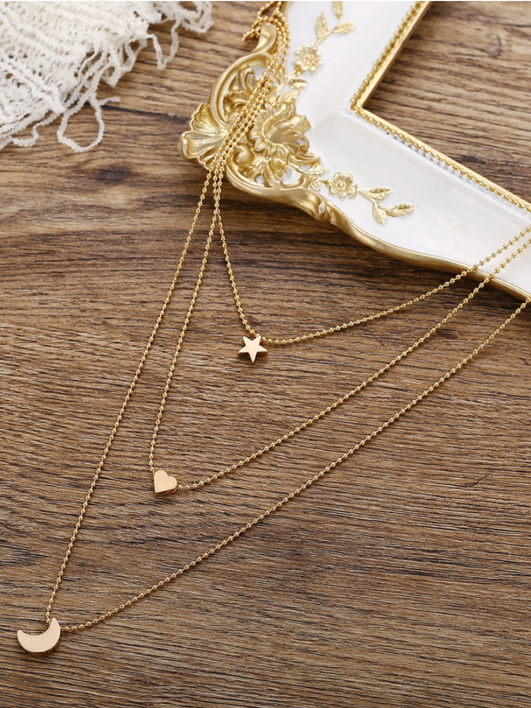 YouBella Jewellery Stylish Combo of Two Necklace Chains for Women and Girls (Style 2)