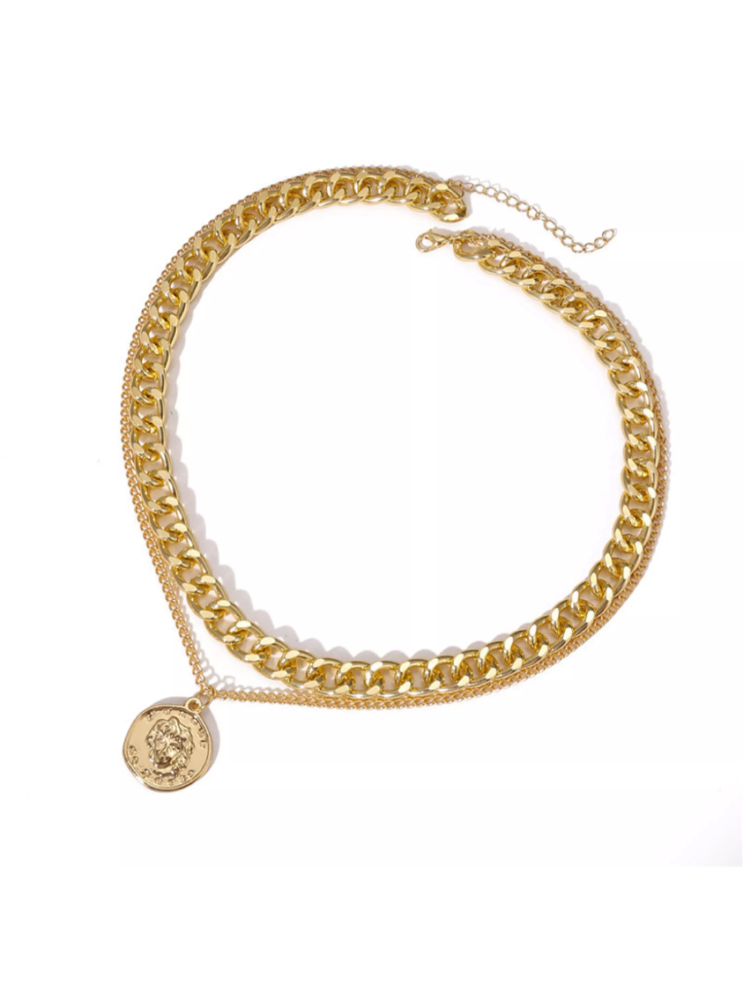 YouBella Jewellery Stylish Combo of Two Necklace Chains for Women and Girls (Style 3)
