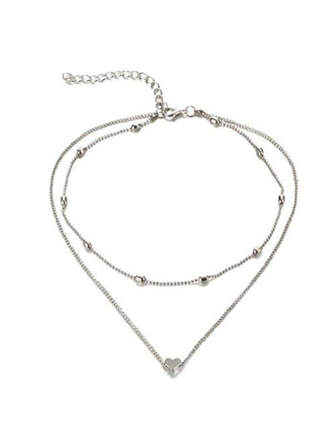 YouBella Jewellery Stylish Combo of Two Necklace Chains for Women and Girls (Style 1)