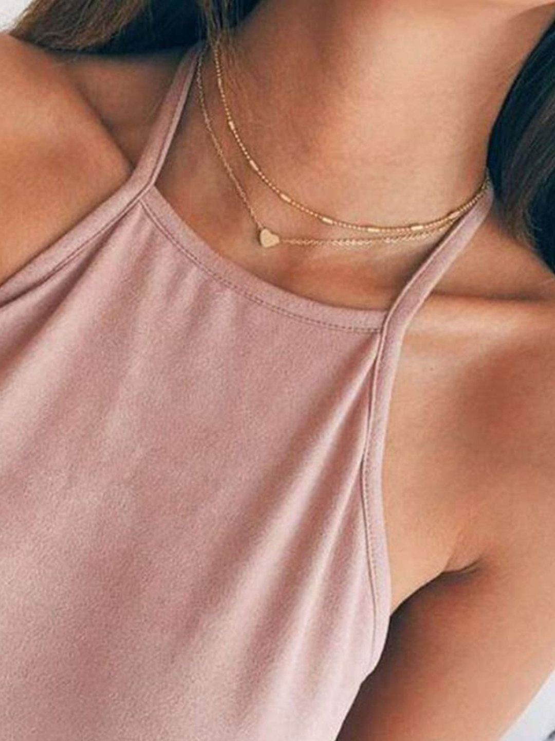 YouBella Jewellery Stylish Combo of Two Necklace Chains for Women and Girls (Style 1)