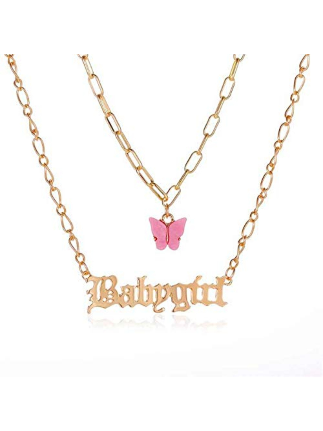 YouBella Jewellery Stylish Combo of Two Necklace Chains for Women and Girls (Style 3)