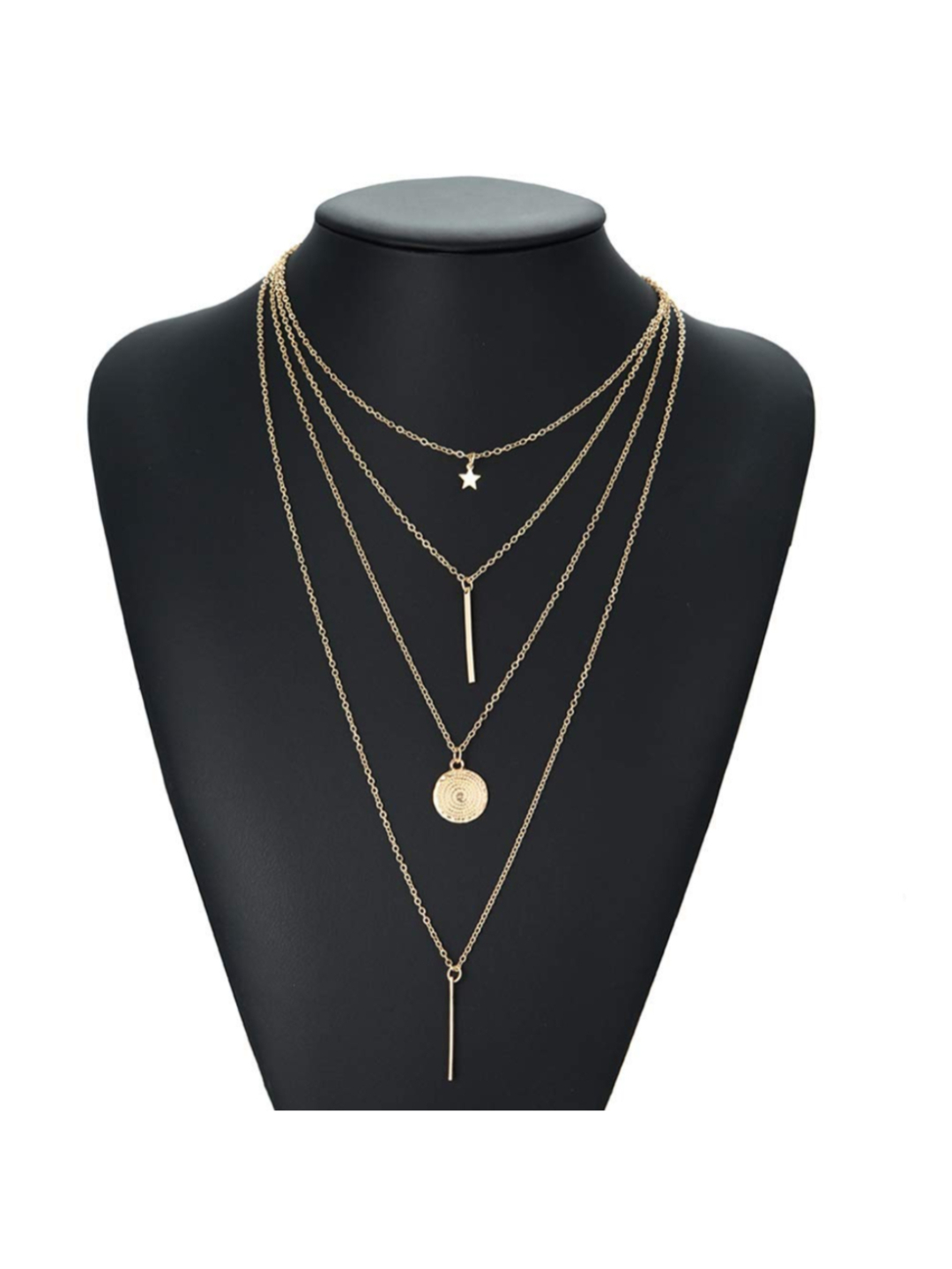 YouBella Jewellery Stylish Combo of Two Necklace Chains for Women and Girls (Style 5)