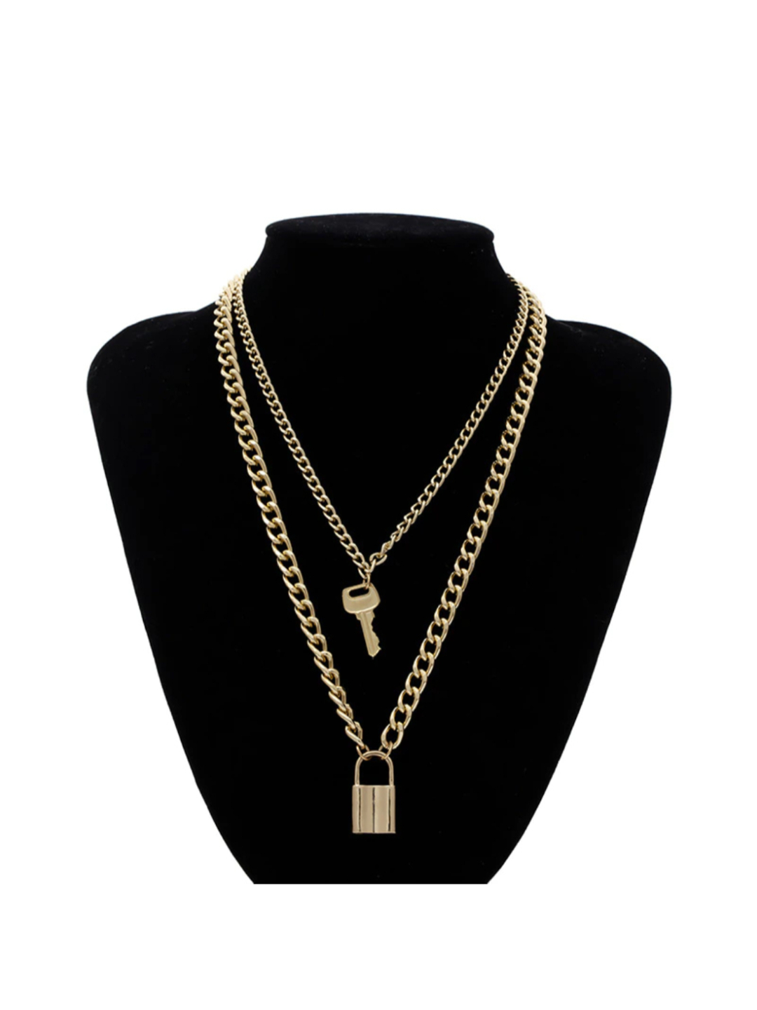 YouBella Jewellery Stylish Combo of Two Necklace Chains for Women and Girls (Style 2)