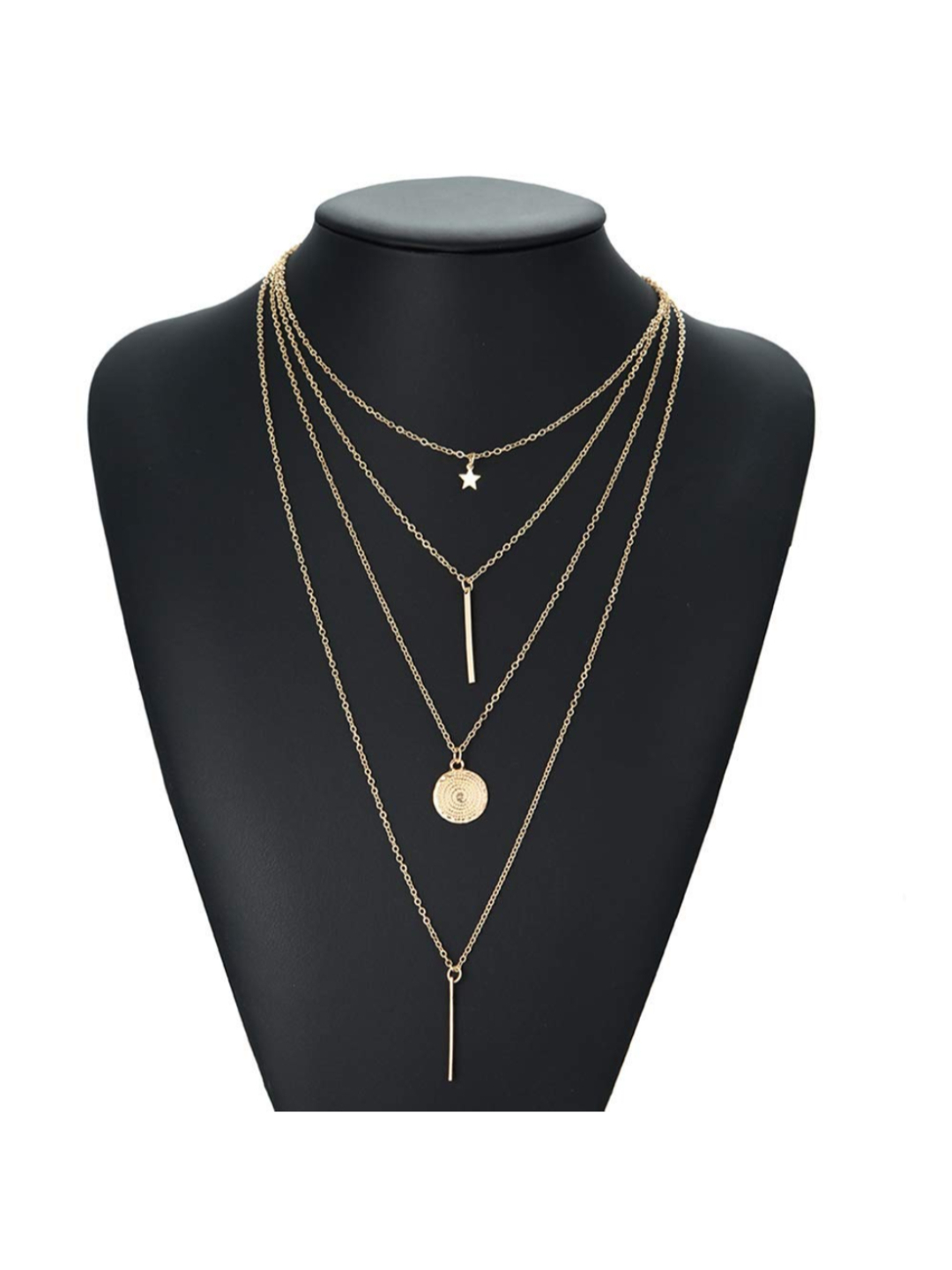 YouBella Jewellery Stylish Combo of Two Necklace Chains for Women and Girls (Style 5)