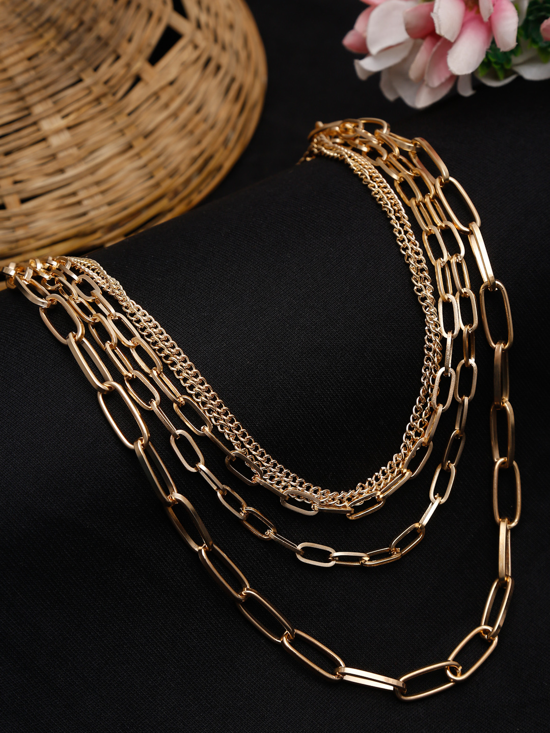 YouBella Jewellery for Women Stylish Pendant Necklace for Women & Girls (Gold) (YBNK_5965)