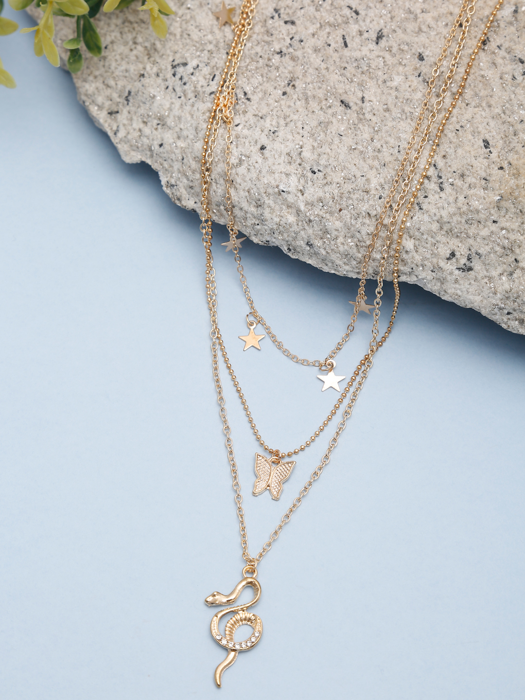 YouBella Jewellery for Women Stylish Pendant Necklace for Women & Girls (Gold) (YBNK_5967)