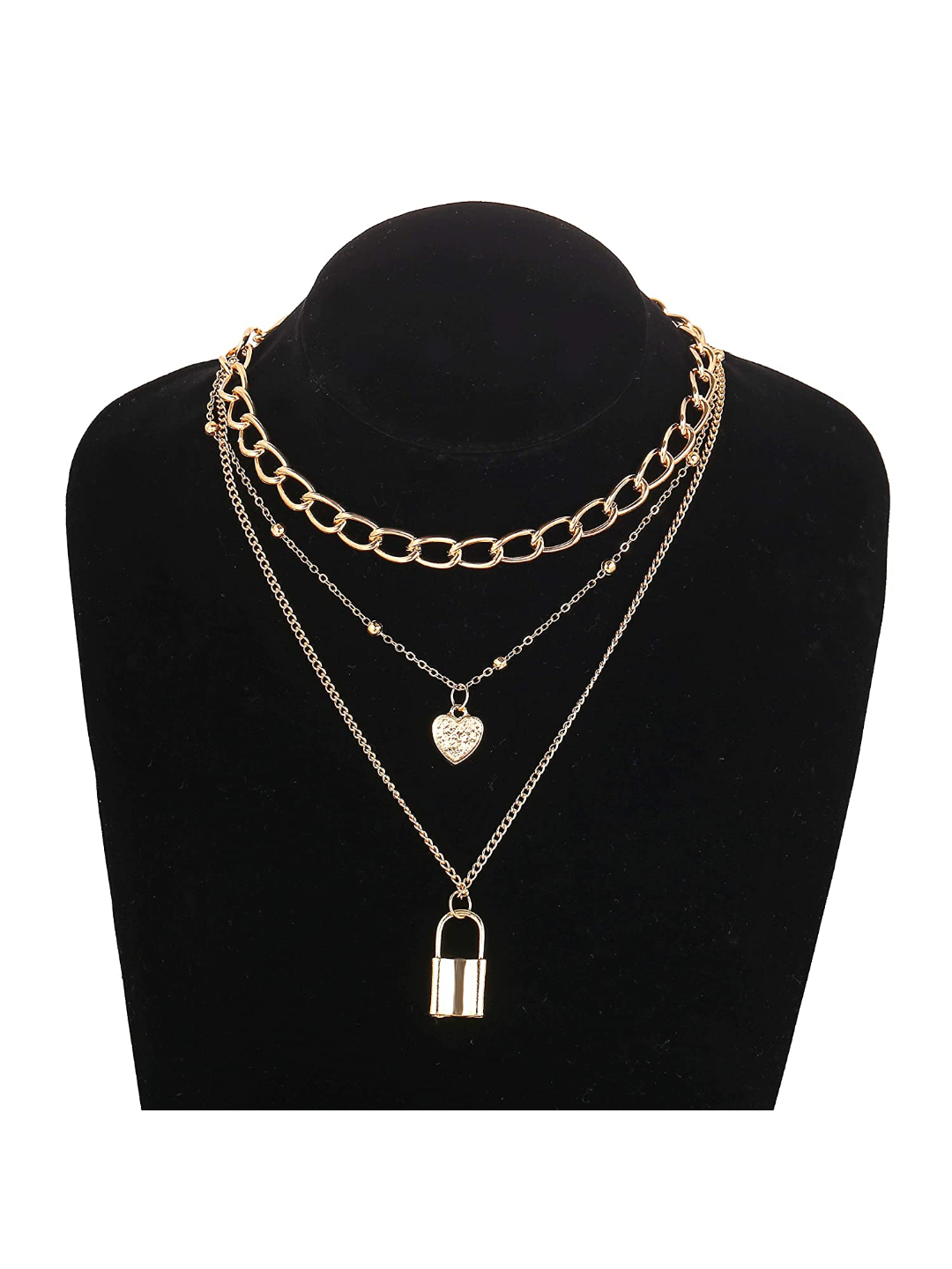 YouBella Jewellery for Women Stylish Pendant Necklace for Women & Girls (Gold) (YBNK_5968)