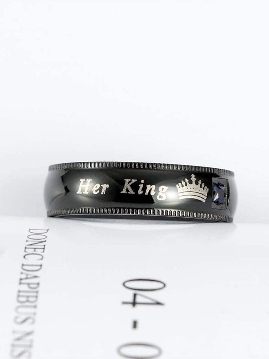 Valentine Gifts for Girls/Women : YouBella Jewellery 100% Stainless Steel Never Fading Couple Rings for Girls/Women/Boys/Men