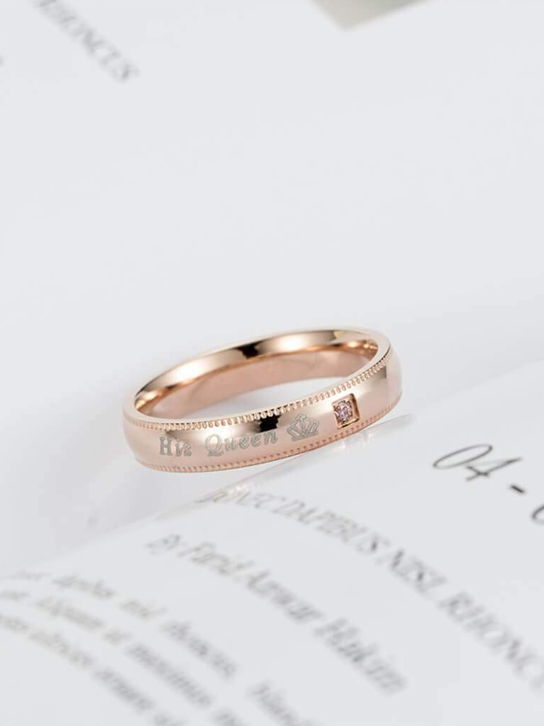 Valentine Gifts for Girls/Women : YouBella Jewellery 100% Stainless Steel Never Fading Couple Rings for Girls/Women/Boys/Men