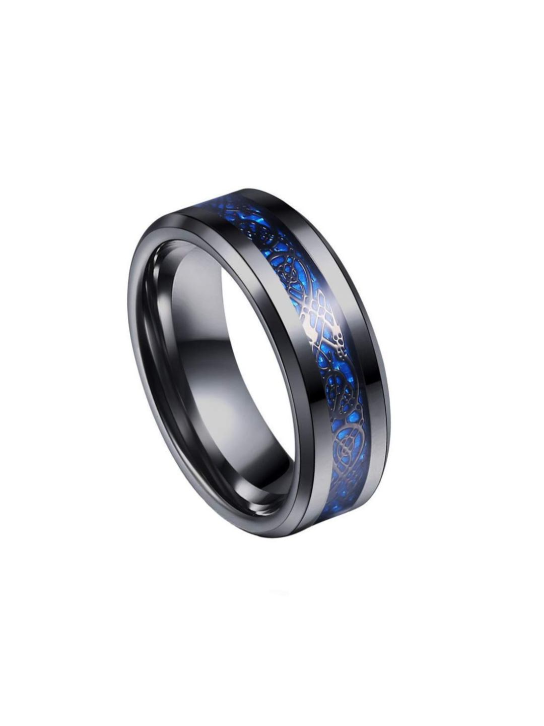 YouBella Silver Plated Stainless Steel Ring Combo Jewellery for Men (Style 1)