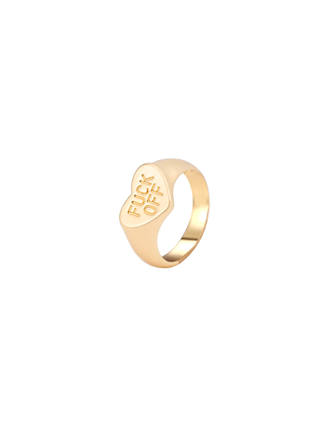 YouBella Jewellery Gold Plated Unisex Ring for Girls/Women/Boys/Men (Gold) (YBRG_20167)