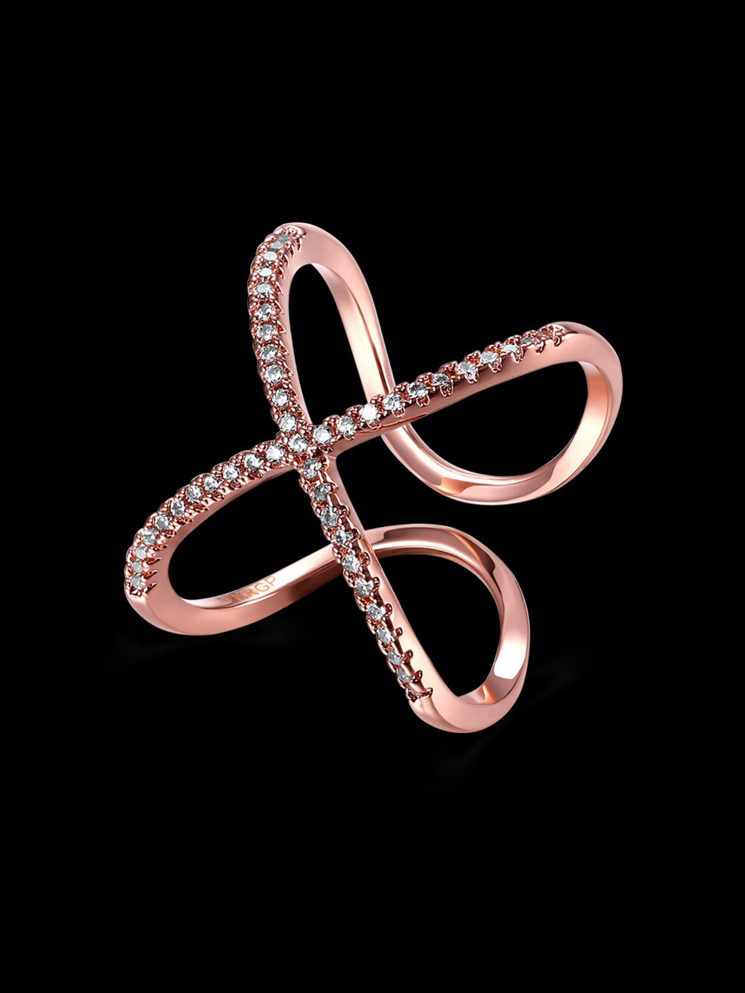 YouBella Jewellery Celebrity Style Gold Plated Ring for Girls and Women (Gold) (YBRG_20206)