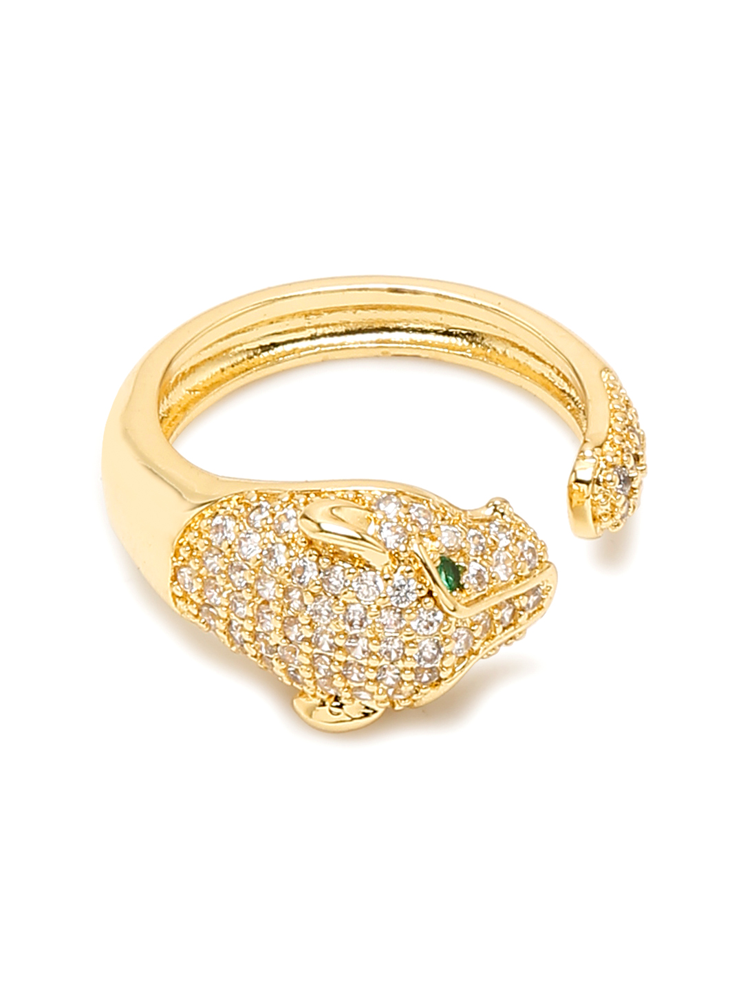 YouBella Jewellery for Women Celebrity Inspired Gold Plated Butterfly Motif Rings for Women and Girls (YBRG_20258) (Gold)