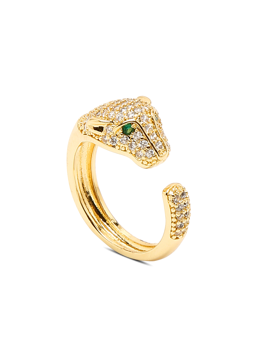 YouBella Jewellery for Women Celebrity Inspired Gold Plated Butterfly Motif Rings for Women and Girls (YBRG_20258) (Gold)