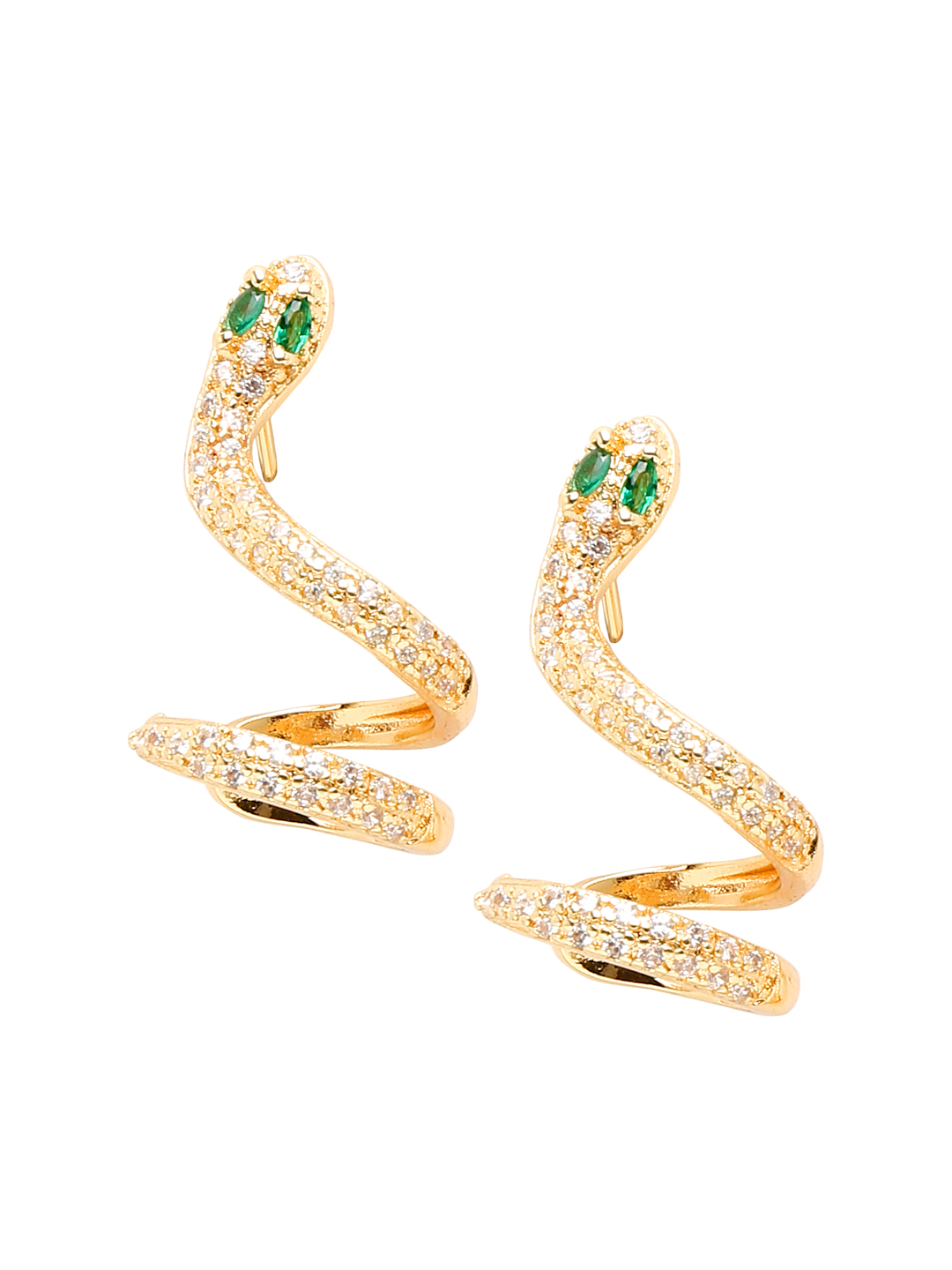 YouBella Jewellery for Women Celebrity Inspired Gold Plated Snake Motif Combo of 2 Rings for Women and Girls (YBRG_20262) (Gold)