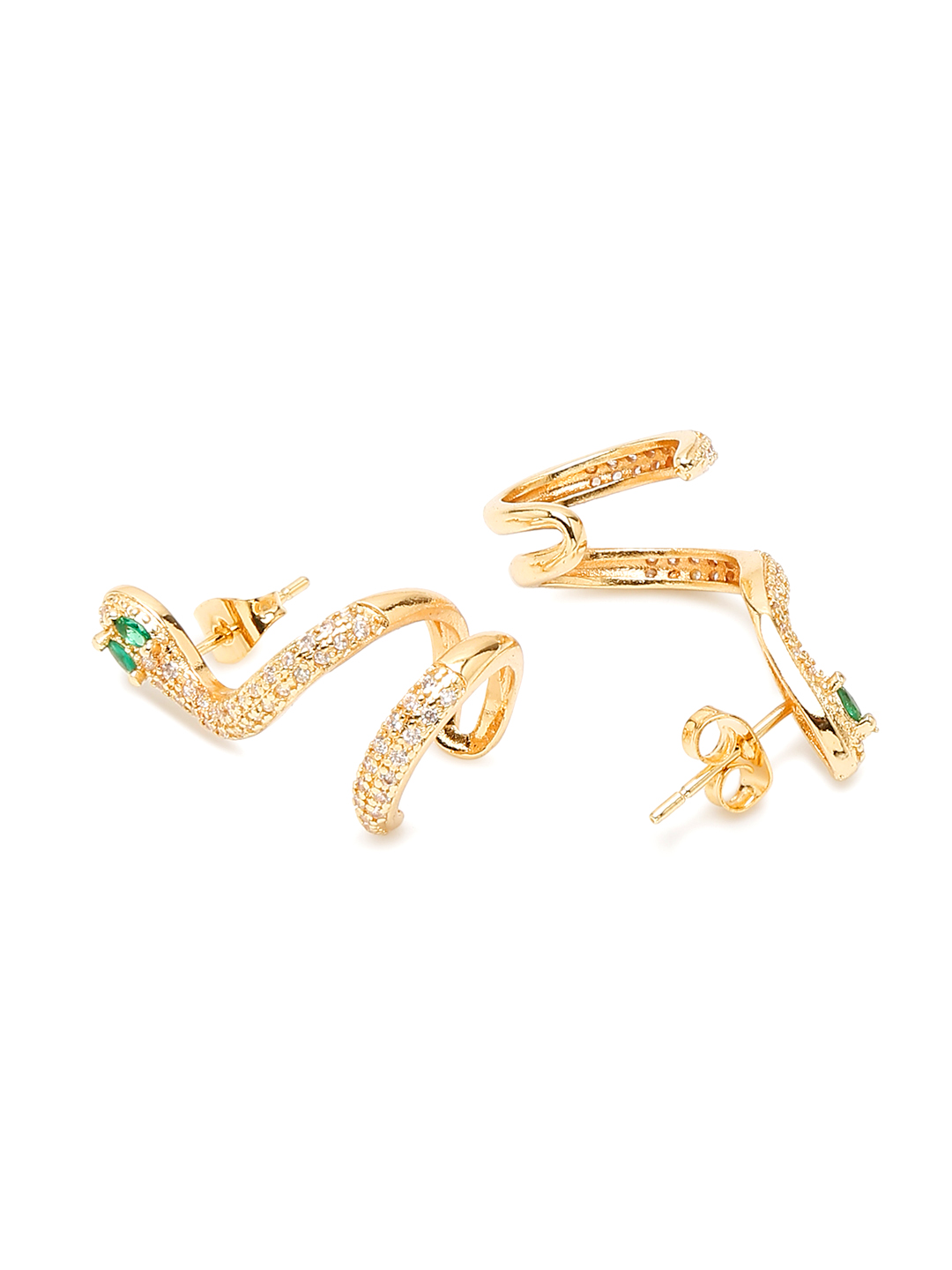 YouBella Jewellery for Women Celebrity Inspired Gold Plated Snake Motif Combo of 2 Rings for Women and Girls (YBRG_20262) (Gold)