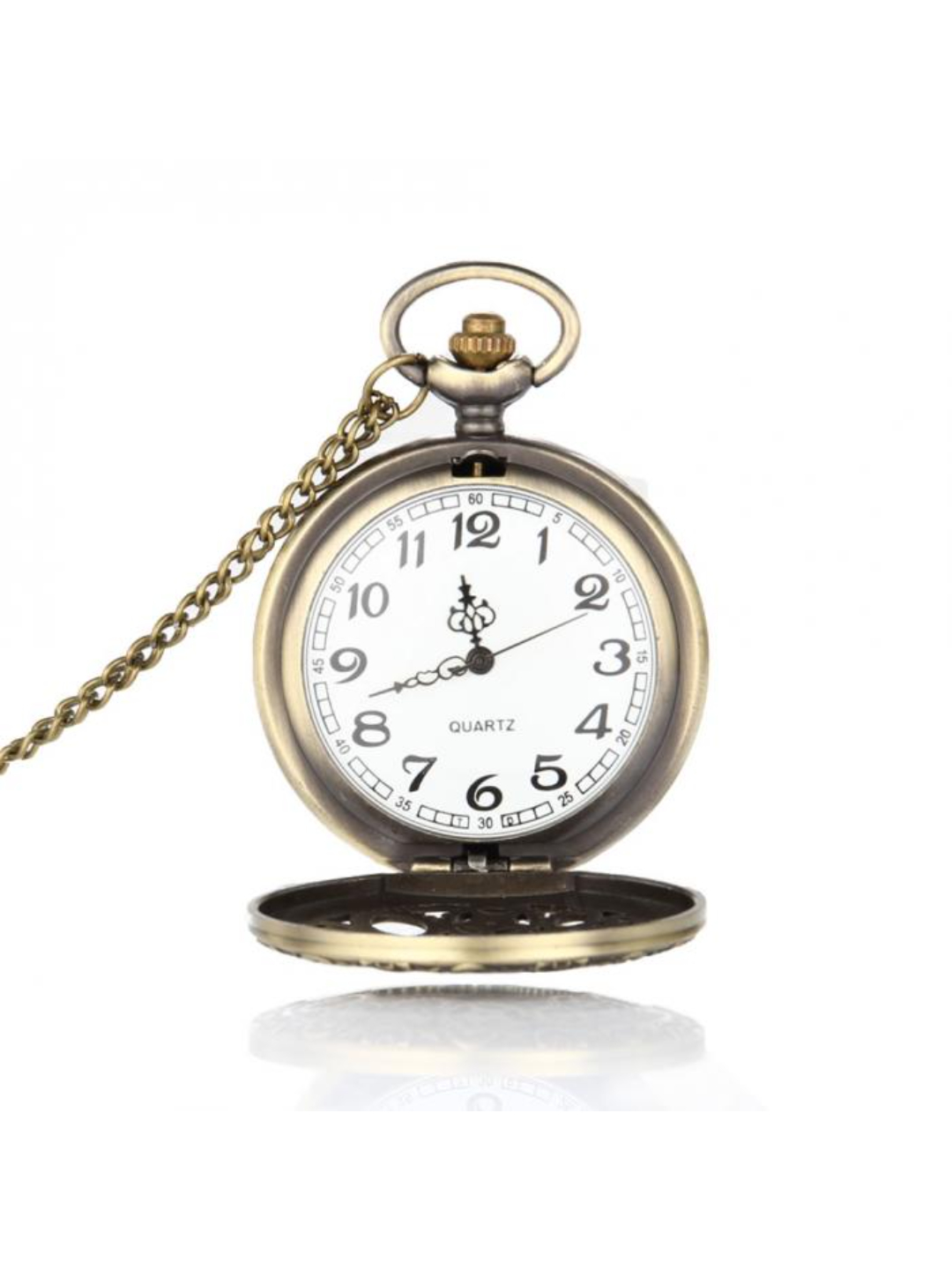 YouBella Pocket Watch Pendant with Chain for Husband Unique Memorable Gift Dual Purpose Stainless Steel Clock for Men (YBWATCH_0034)