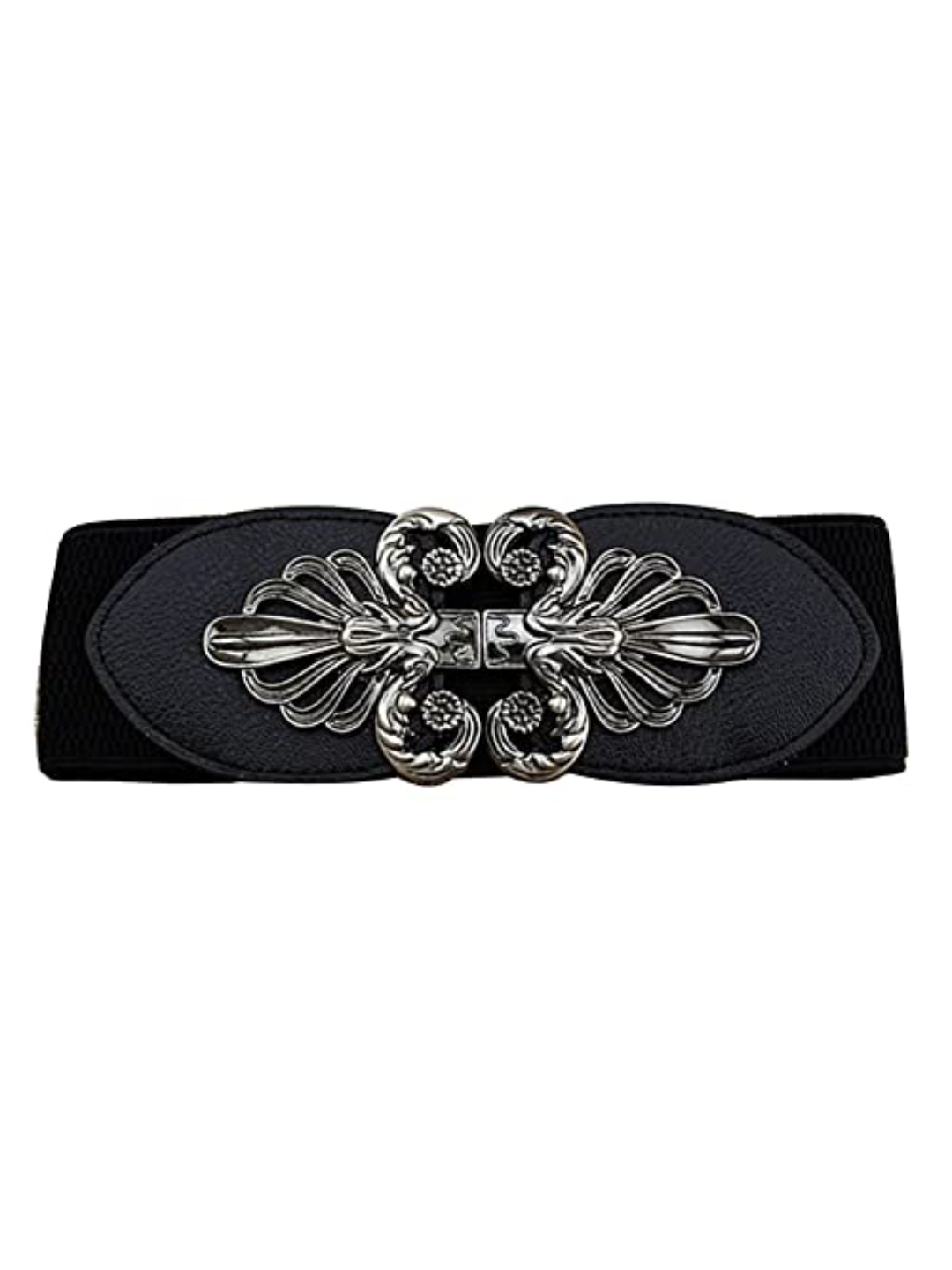 YouBella Jewellery Celebrity Inspired Adjustable Kamarband Waist Belt for Women/Girls (YB_Belt_28) (Black), Large