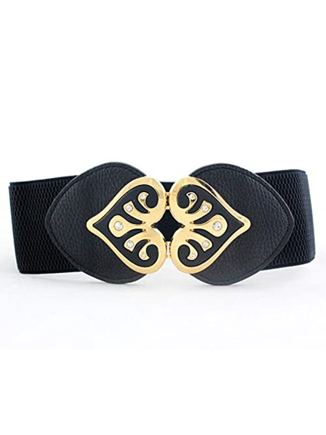 YouBella Jewellery Celebrity Inspired Adjustable Kamarband Waist Belt for Women/Girls (YB_Belt_29) (Black), Large