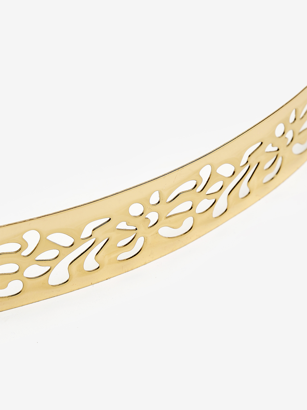 YouBella Jewellery Celebrity Inspired Adjustable Metal Plate Type Golden Kamarband Waist Belt for Women/Girls